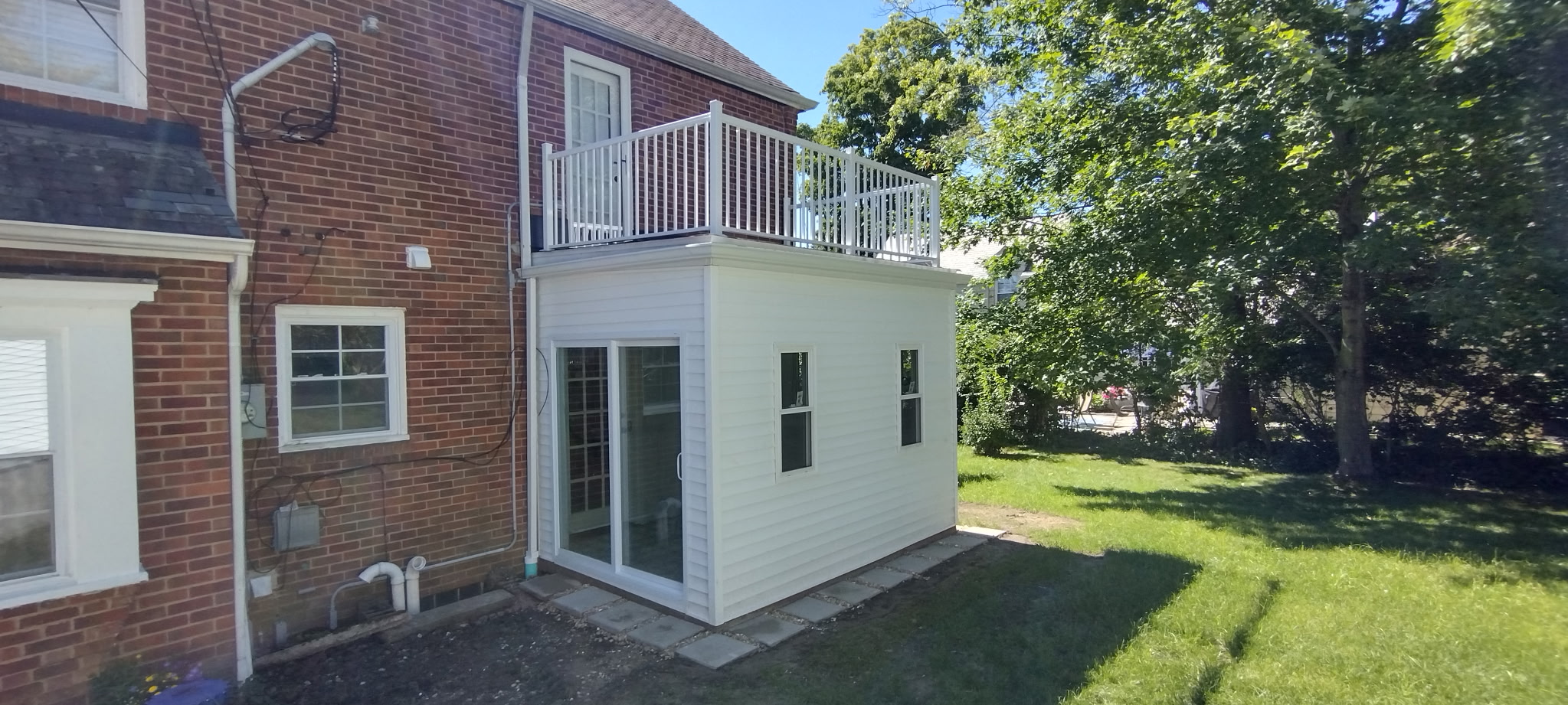 Completed University Heights addition exterior