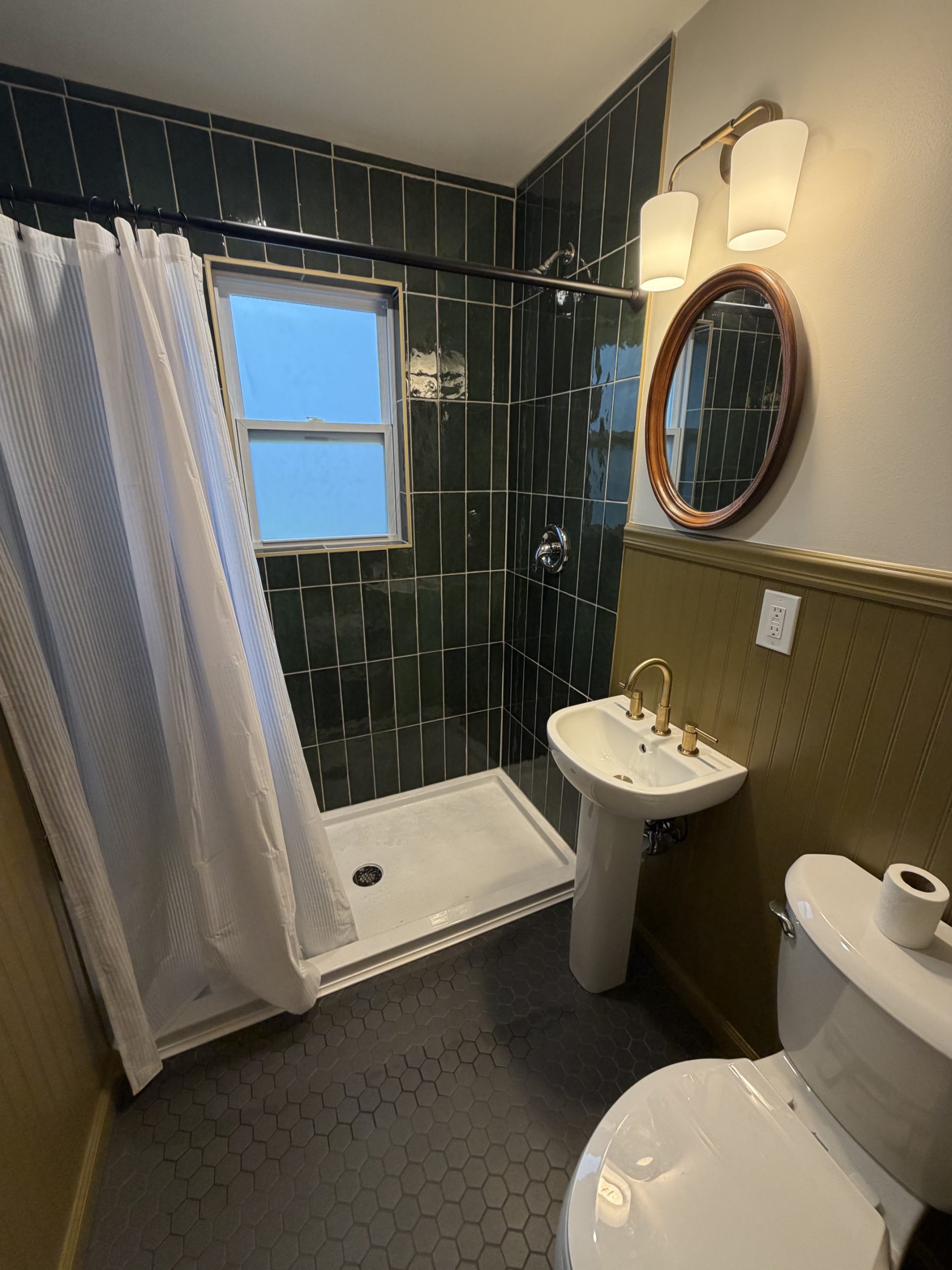 Completed Kent bathroom remodel