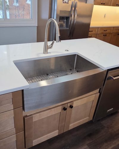 Farm House Sink on Island